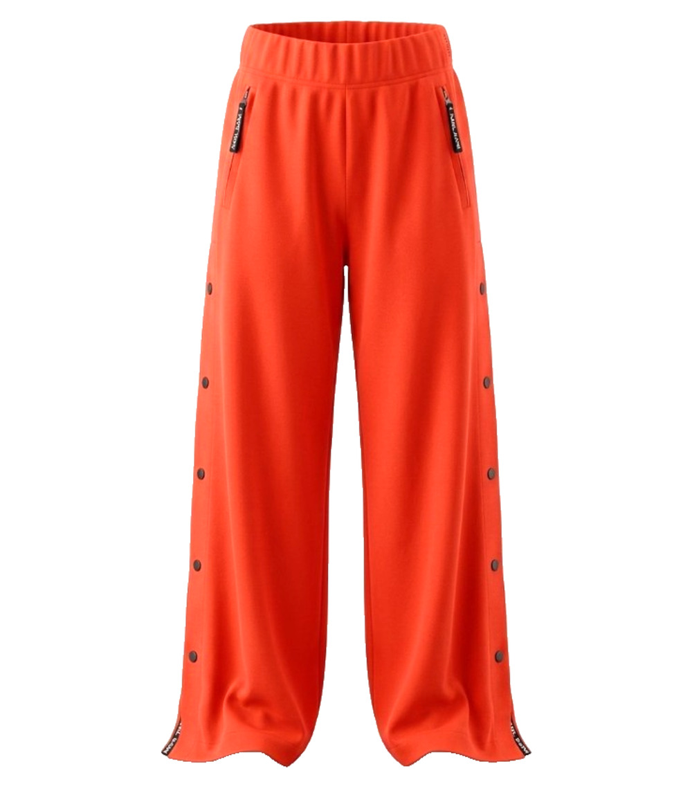 Adidas Originals X Karlie Kloss Snaps Orange Flared Track Pants Tear Away Size M